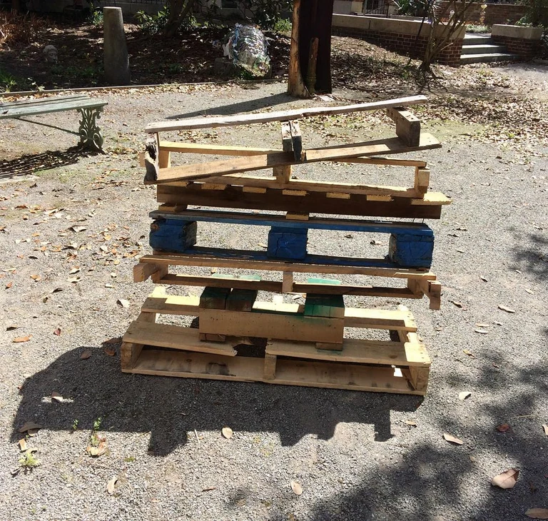 Crates before packaging