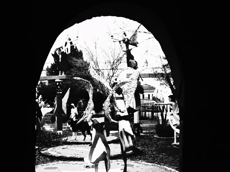 Bayou Petit Cailou and Kenny Hill's divinely directed sculpture garden with Sadie and Russell. January 2020