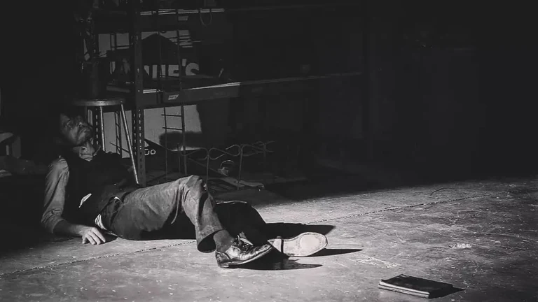 LookingÂ through old work from Fall of 2018, the last ensemble piece i directed - Frankenstein - I adapted it for a little over a year then worked with a group of four -- actors, a dancer, and a gardener -- for 3 months along with a composer. Many friends contributed to the development process. When we finally presented our work over the course of 6 nights, we were still only scratching the surface of all that we'd begun exploring and ended up with more exciting ideas than we'd started with.Â 

I'd been obsessed with the Newcomb Sculpture building, Woldenberg, and I'd wanted to make a piece there that could incorporate the energy of a creative laboratory where artists broughtÂ ideas into physicalÂ form. I thought, I want a Welder to hammer throughout a play and watch them make a sculpture, and my next thought was it has to be Frankenstein. I'd never read the book but was in awe that Shelley finished writing it when she was 19 -- the book creation itself entered a realm of magic and dreamweaving and mythmaking. I soon discovered how rich the text was - how beautiful the Creature's discovery of nature , how horrible the people of the world - the unnamed Creature'sÂ plight is relevant to anyone who's been abandoned by their community orÂ kin. Their articulation of their circumstances parallel in an uncanny way some writings of Frederick Douglass. I also wondered about Frankenstein as a creator - his decision to bring something into the world and refuse to take responsibility for its consequences.Â Mary would be present throughout

Many ideas, ultimately it was a catalyst to work with others. We experimented endlessly. The group was incredibly willing to try out any strange method that may result in something real or true that we could use. You can see from these photos that the piece was dark and intense and scary and beautiful.Â I'm grateful to have gone on the journey of making this piece with others.Â I'm glad I made it back then, because my desire now is to make something joyful and exuberant and full of light, but there's a season for all things, and though the darkness is unpleasant it's sometimes where one must go and pass through to find where the real medicine is.