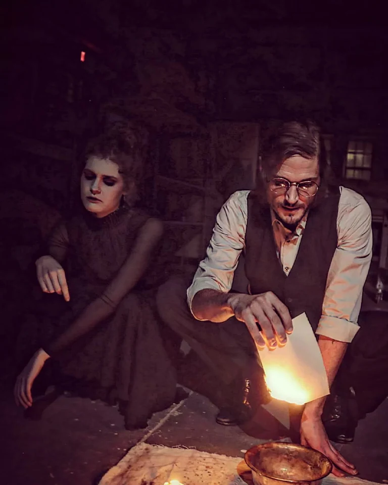 More photos from our immersion in Frankenstein with Drew Pearson & Kyle Washam & Hailey Mozzachio & Greg Marzo & Rose Doucet. Presented in October of 2018.

An original score by Jeff Pagano was accompanied by violinist Hannah Ulatowski and pianist Kelsey Kroening.

Costumes by Naomi Detre
Lights by Jasmine Williams
Makeup by Rachel Yura

More documentation is on my website