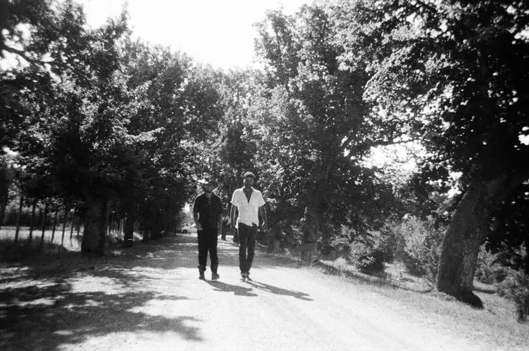 Omar & Vasanth coming down the road to Vallicelle on July 26, 2019, just as they had been two weeks before when I saw them for the first time.