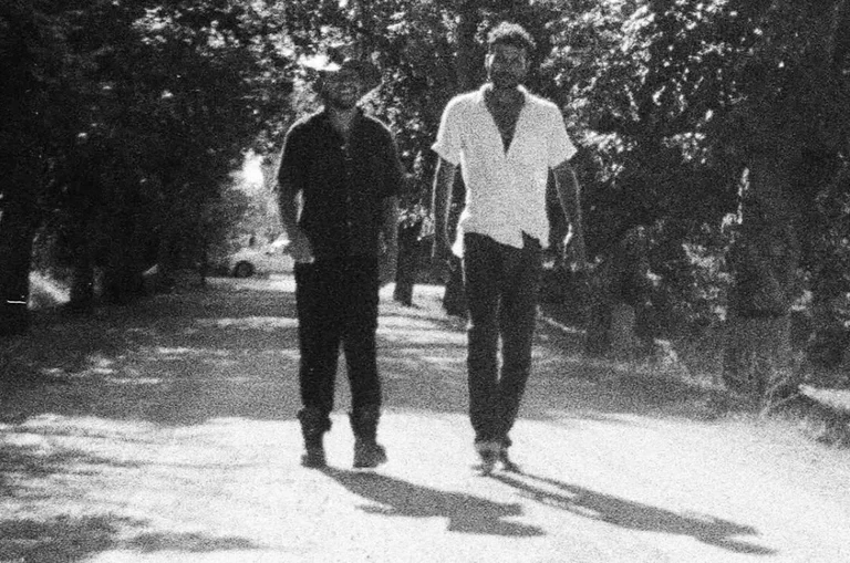 Omar & Vasanth coming down the road to Vallicelle on July 26, 2019, just as they had been two weeks before when I saw them for the first time.