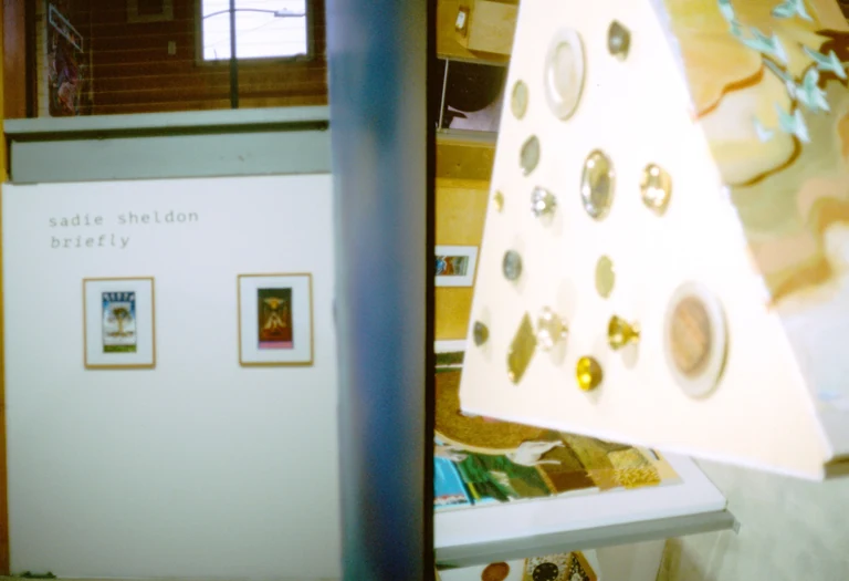 It's the final weekend to float upwards to River Road and see Sadie's show ï½ï½ï½ï½ï½ï½ï½ at Sibyl Gallery.
I've been lucky to live alongside Sadie and watch herÂ graduallyÂ develop this body of work over the past 2+ years in 9 or so different studios. It started with a curiosity around the mysterious origins of small objects found in the sidewalk cracks of the world and has slowly become an on-going exploration into chance operations, divination practices, inner landscapes and symbology, and intentional one-on-one exchanges of vulnerability.
To see this body of work unfold organically and intuitively has been incredibly inspiring. Sunday will be theÂ last day to see the work and Sibyl's beautifulÂ exhibitingÂ of it, so I encourage you to make the journey.. perhaps it will speak to some part of you as well.         #chanceoperations #divinationtools #nolaart #womeninart #portraitpainter #psychologyart #activeimagination #foundmaterials #sewncollage #fiberart #sewnpainting #ongoingproject #artiststudio #artistwip #neworleansartist #worldartist #meridians #sibylgallery #nola #intuition #multidisciplinaryartist